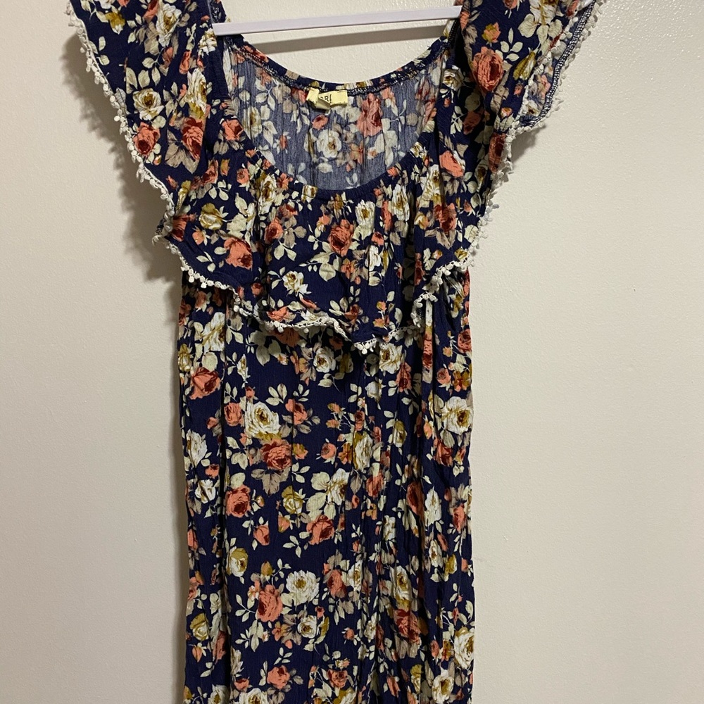 Floral off the shoulder dress